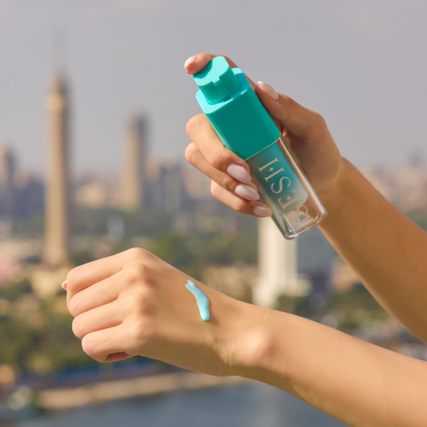 Baby Blue Morning Serum with SPF30