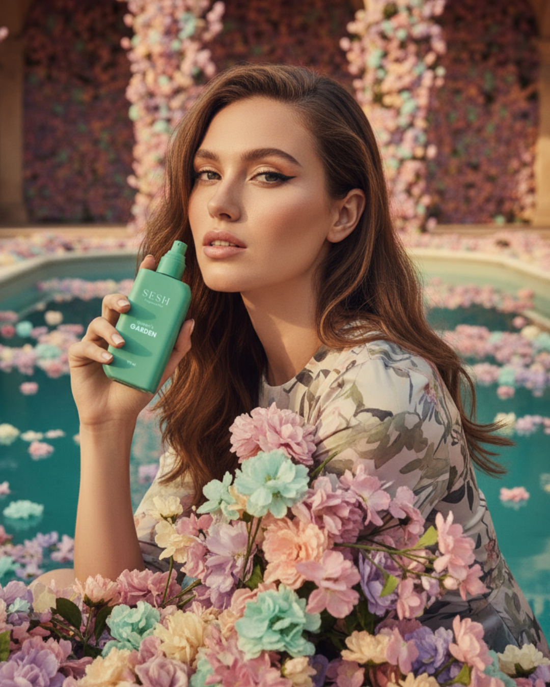 Queens Garden fragrance campaign
